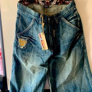 Blanco Label Jeans Shorts 32 x 25 BNWT